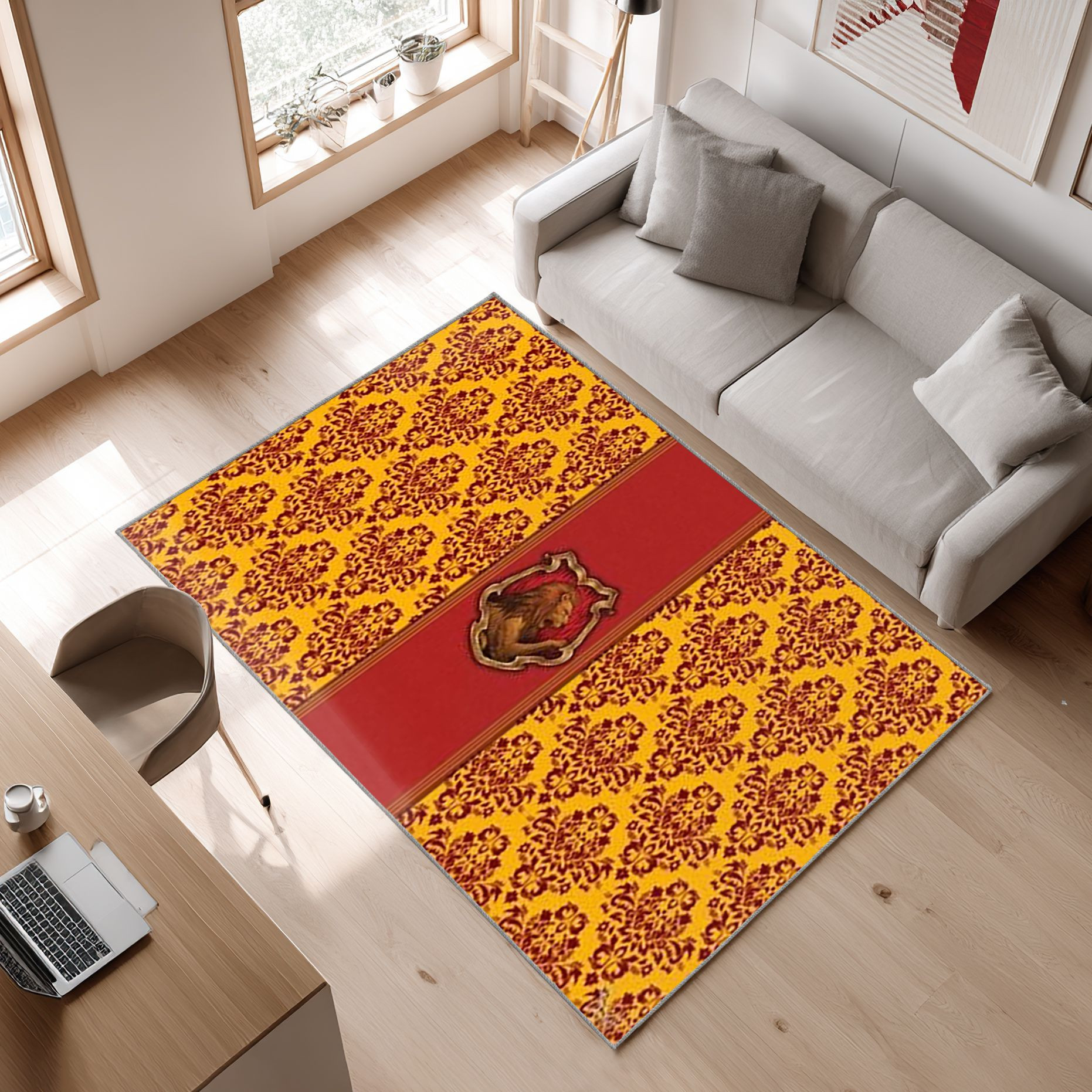 Harry Potter Film 24 Area Rug, Non-Slip Living Room Floor Mat, Soft Bedroom Carpet, Washable Home Decor