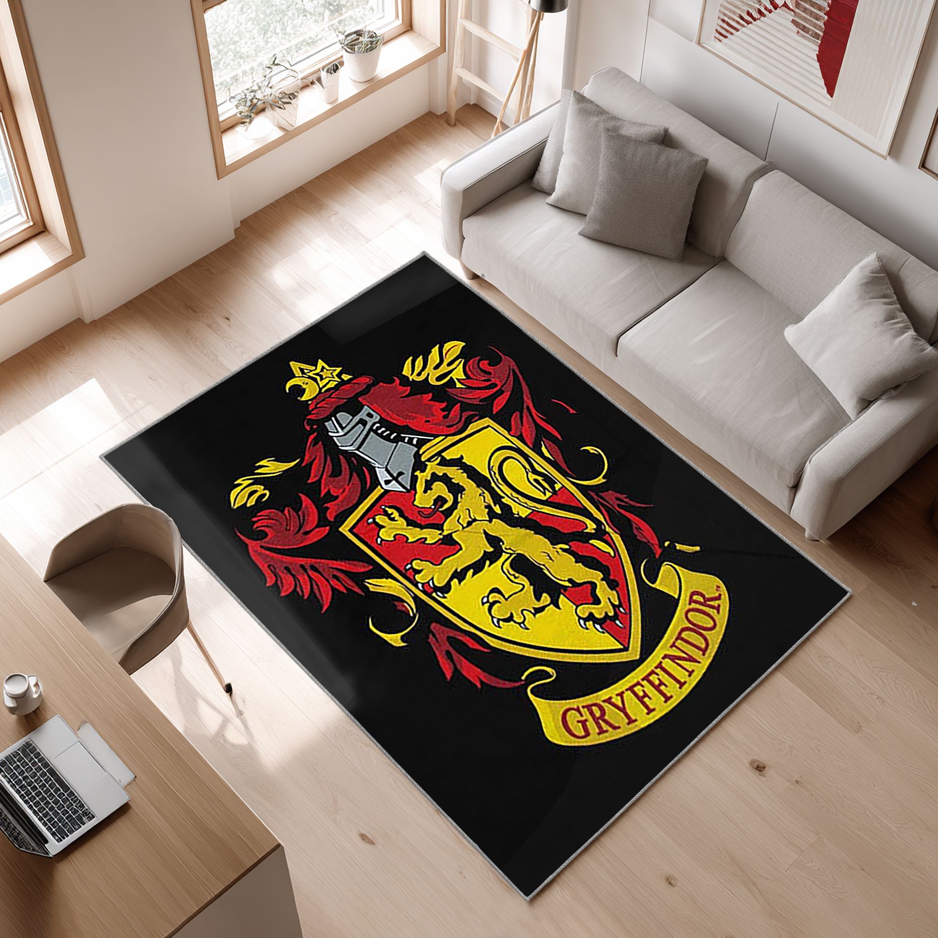 Harry Potter Film 25 Area Rug, Non-Slip Living Room Floor Mat, Soft Bedroom Carpet, Washable Home Decor