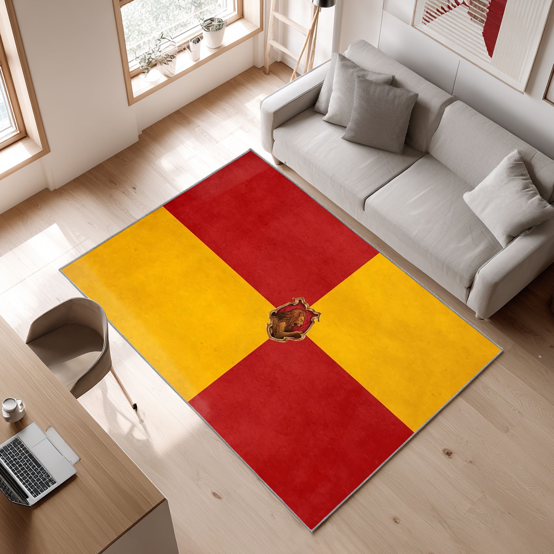 Harry Potter Film 26 Area Rug, Non-Slip Living Room Floor Mat, Soft Bedroom Carpet, Washable Home Decor