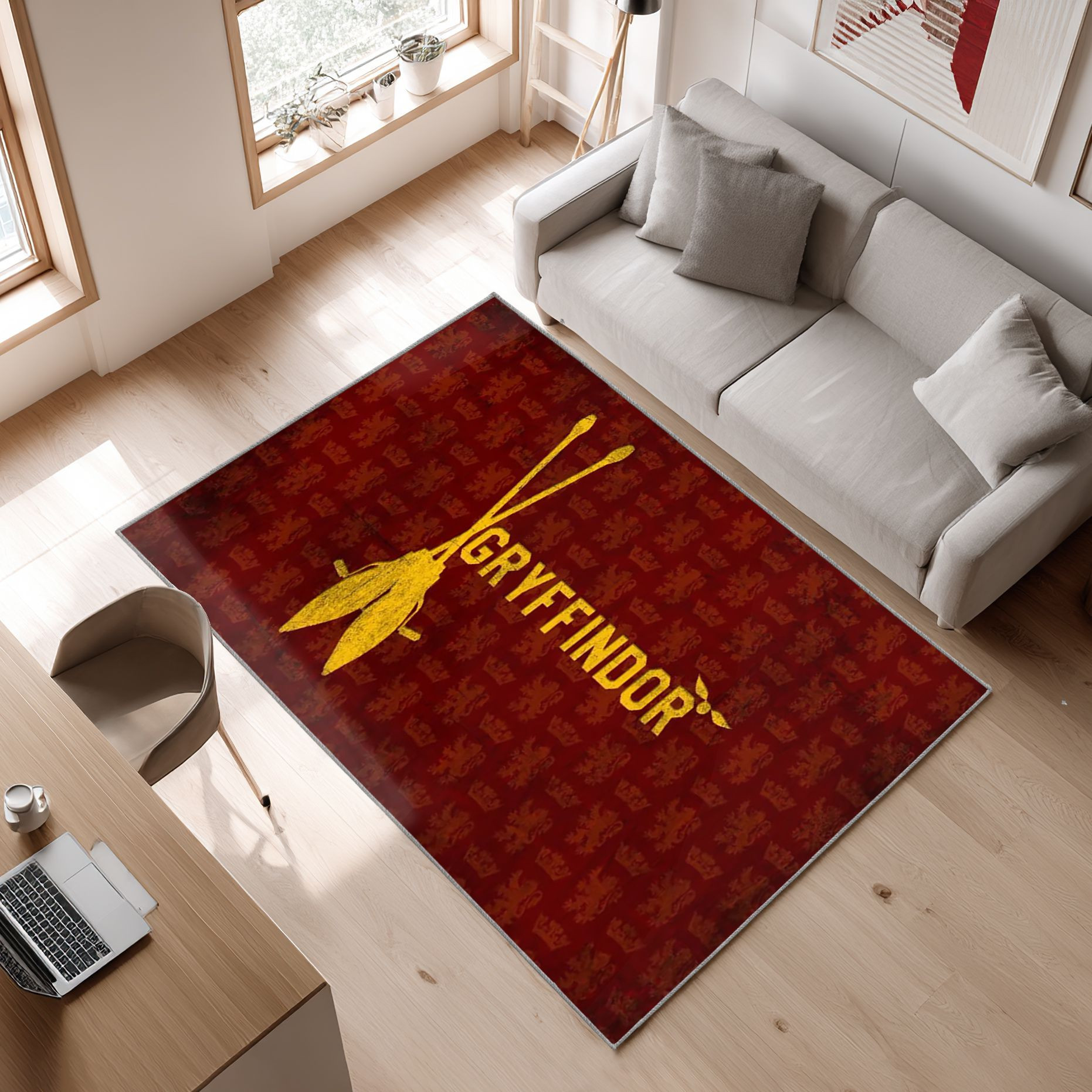 Harry Potter Film 27 Area Rug, Non-Slip Living Room Floor Mat, Soft Bedroom Carpet, Washable Home Decor