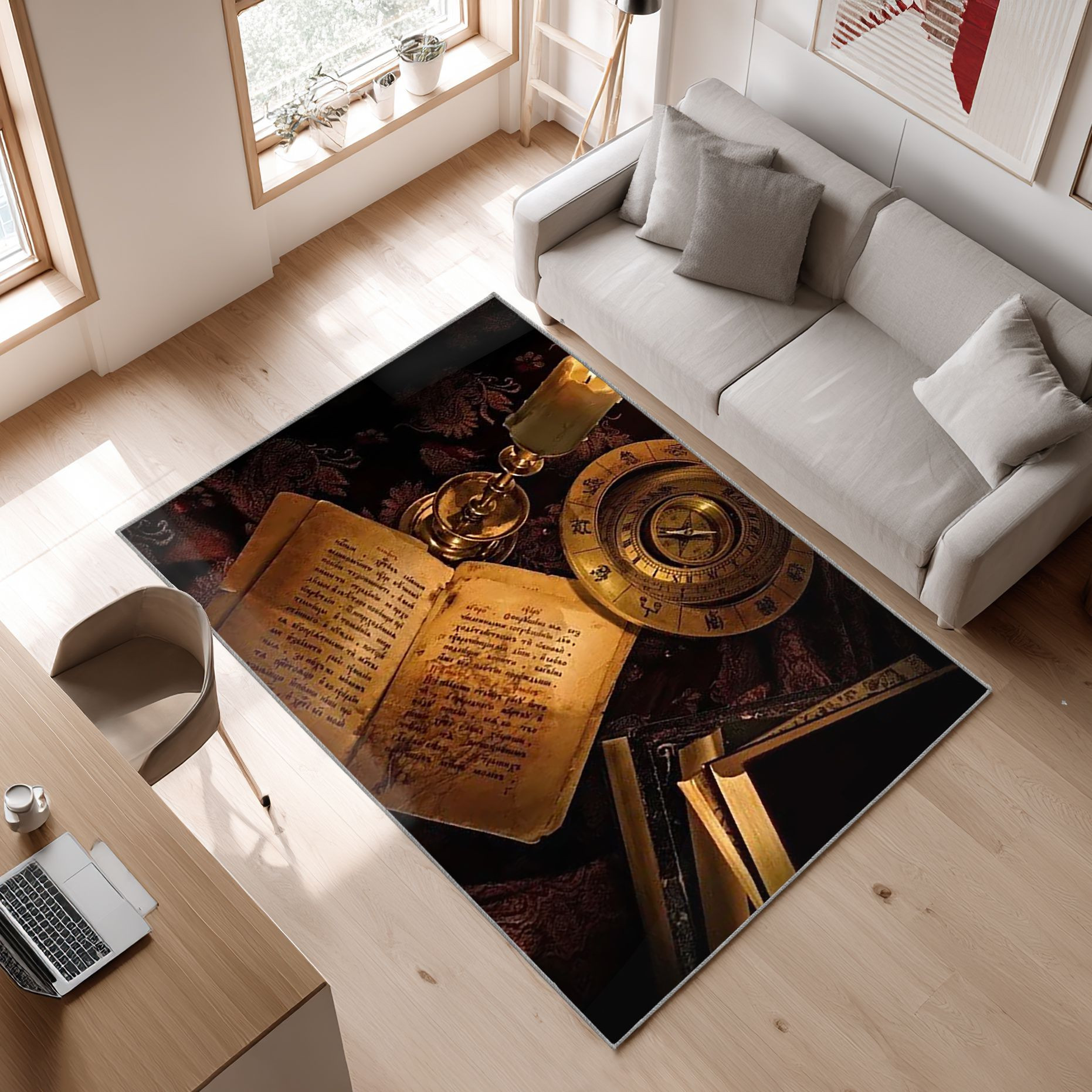 Harry Potter Film 3 Area Rug, Non-Slip Living Room Floor Mat, Soft Bedroom Carpet, Washable Home Decor