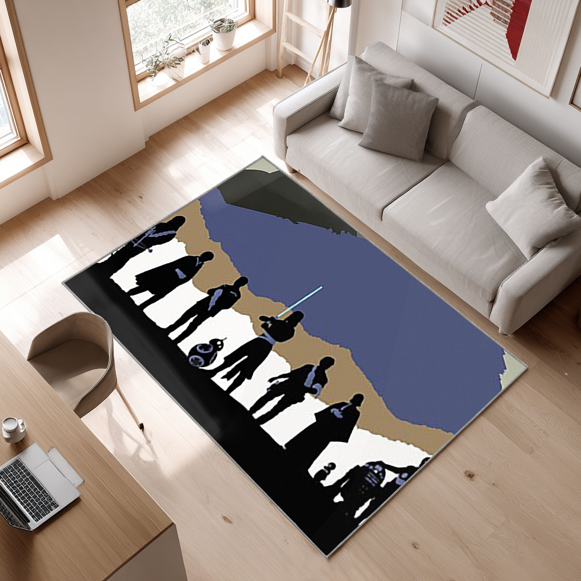 Star Wars Der Aufstieg Skywalkers Film Ofd 19120726 Area Rug, Non-Slip Living Room Floor Mat, Soft Bedroom Carpet, Washable Home Decor