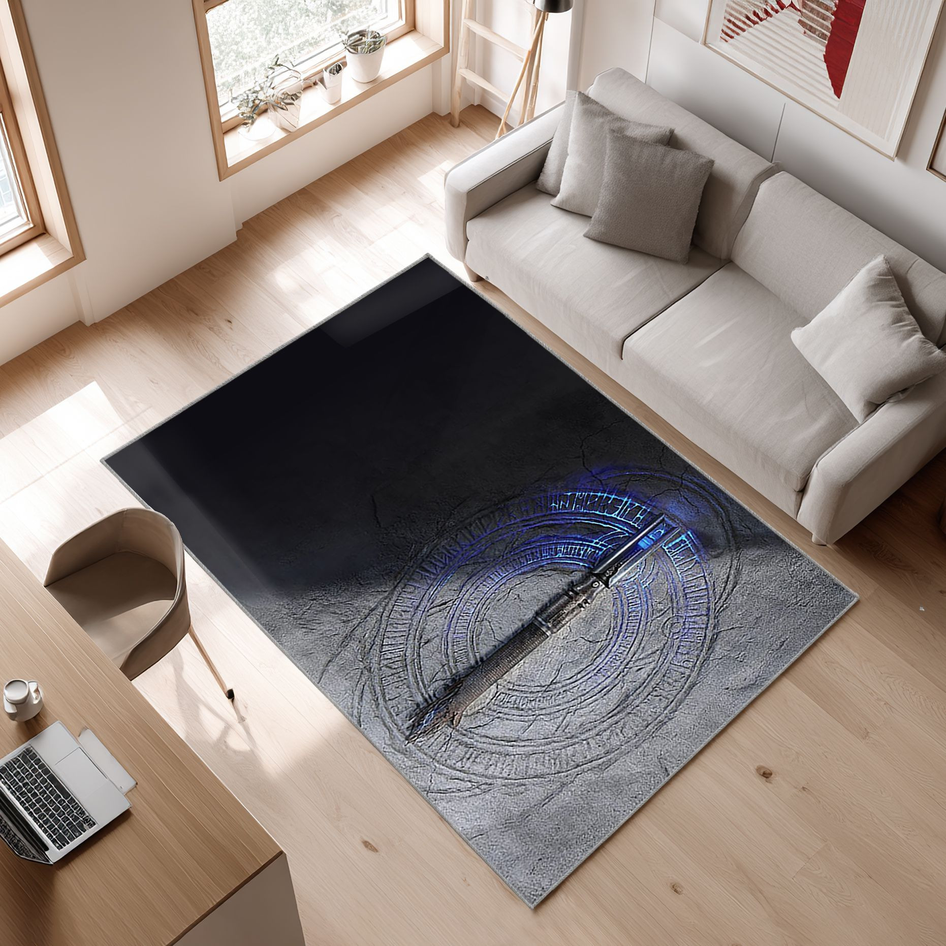 Star Wars Jedi Fallen Order Poster Area Rug, Non-Slip Living Room Floor Mat, Soft Bedroom Carpet, Washable Home Decor